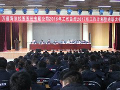 万通乐橙游戏官网控股集团召开2016年度述职总结会议